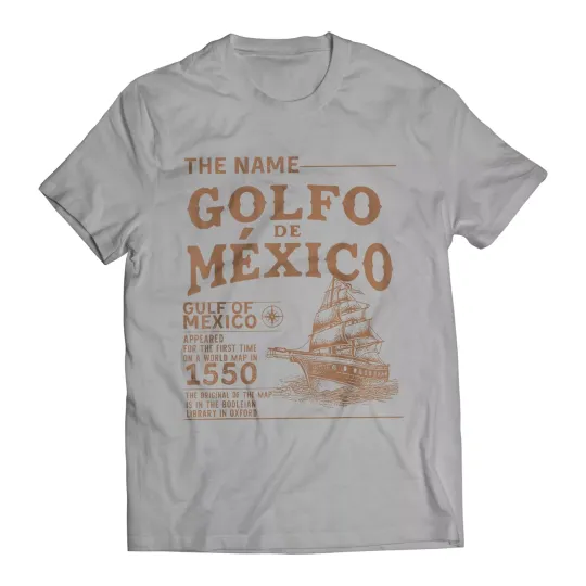 Discover Gulf of Mexico 1550 Golfo De México T-Shirt