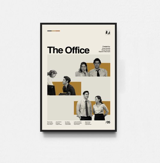 Discover Jim and Pam The Office Tv Series Poster
