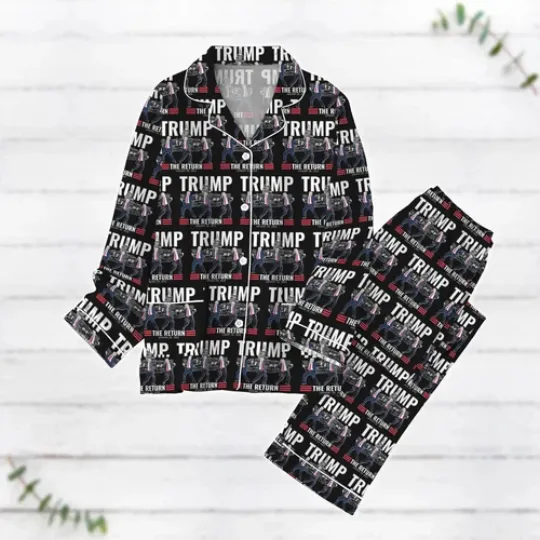 Discover Black Trump Victory Dance Inauguration Pajamas  Pajamas Soft Sleepwear For Women
