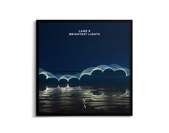 Discover Lane 8 Brightest Lights album poster - EDM lover wall decor, Music album cover print