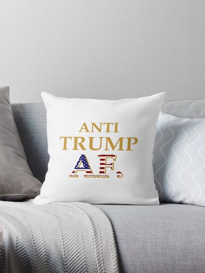 Discover ANTI TRUMP AF impeachment 2020 election 86 45 funny for men Pillow