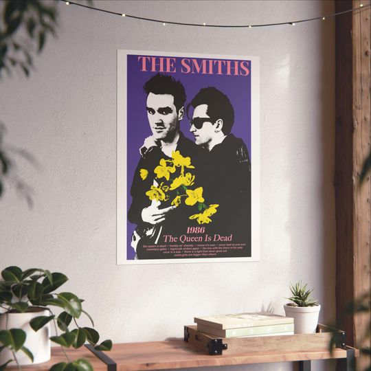 Discover Vintage Aesthetic The Smiths Print, Matte Vertical Posters