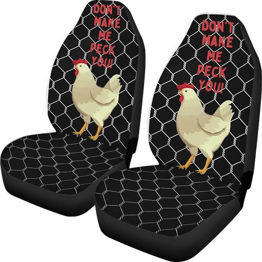 Discover Chicken Lovers Car Seat Covers, Country Farmer Gift