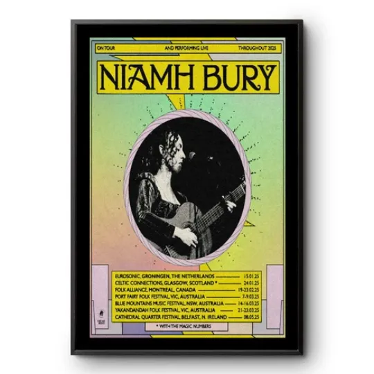 Discover Niamh Bury Throughout Tour 2025 Poster