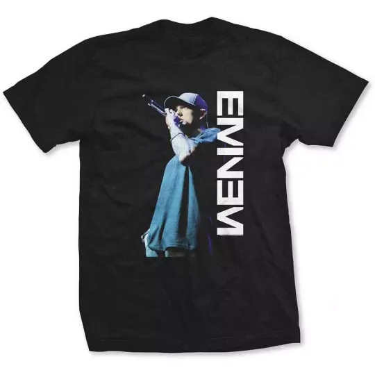 Discover Eminem Mic. Pose  Tee T-Shirt Mens