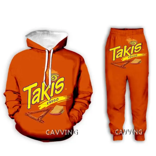 Discover Funny Takis Hoodie Joggers Sets