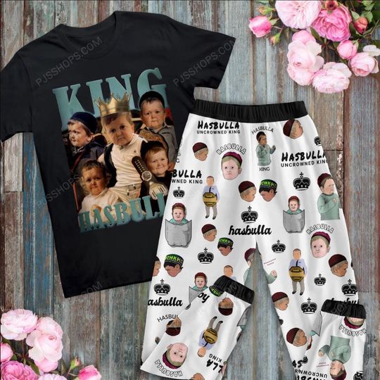 Discover King Hasbulla Pajamas Set, King Hasbulla Pajamas Set, Khabib Shirt Family Pajamas For Adult And Kids