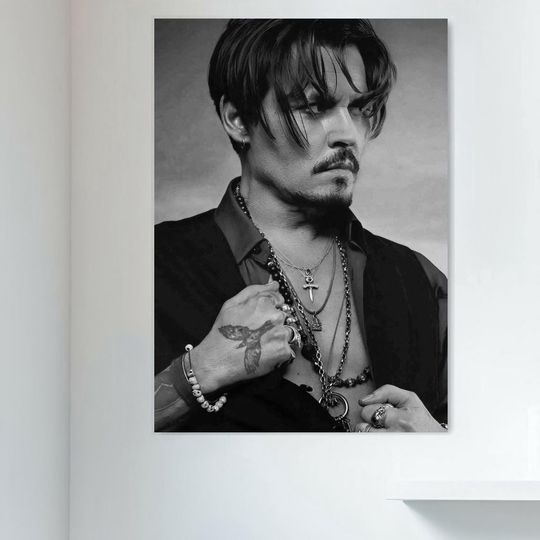 Discover Johnny Depp Poster,Celebrities Vintage Poster