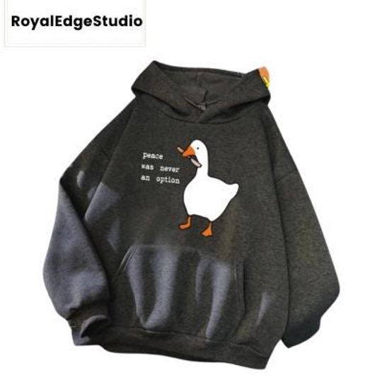 Discover Peace was Never an Option Goose Hoodie, Creativity Hoodie, Trendy Hoodie