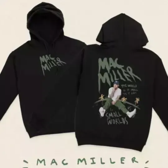Discover macmiller Small Worlds The World Is So Small Til It Ain Hoodie
