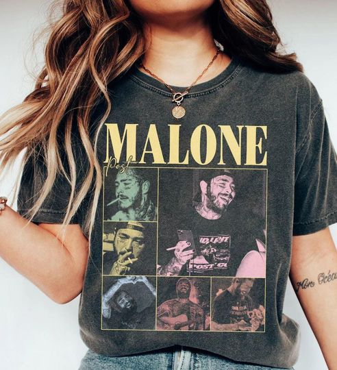 Discover Post Malone Colors Shirt, Posty 2025 Shirt, Post Malone Rap Music