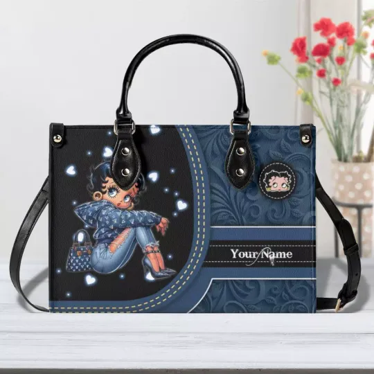Discover Personalized Cartoon Betty Boop Leather Bags, Gifts for Her