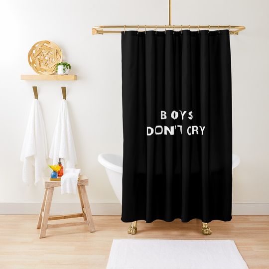 Discover Boys Don't Cry by Frank Ocean Shower Curtain