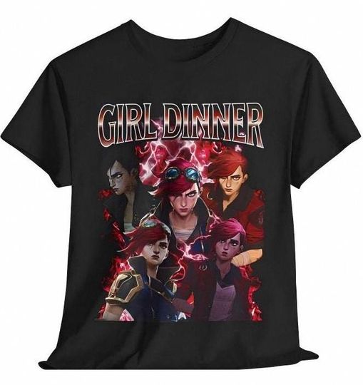 Discover VI Arcane T-Shirt Unisex Vintage Streetwear League of Legends Shirt