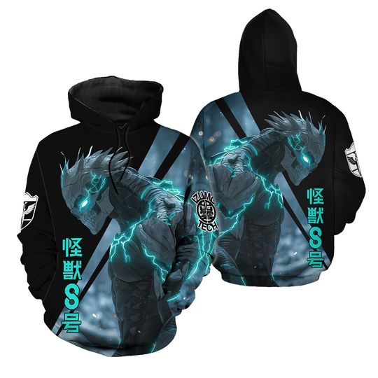 Discover Kafka Hibino Kaiju No. 8 3D Printed Hoodie