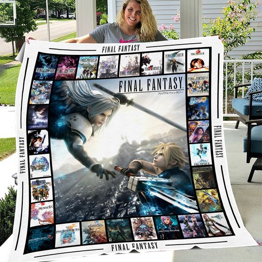 Discover Final Fantasy Blanket, Final Fantasy Fleece, Sherpa Blanket Soft and Cozy Luxury