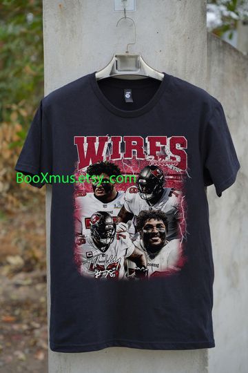 Discover Vintage 90s Graphic Style Tristan Wirfs T-Shirt
