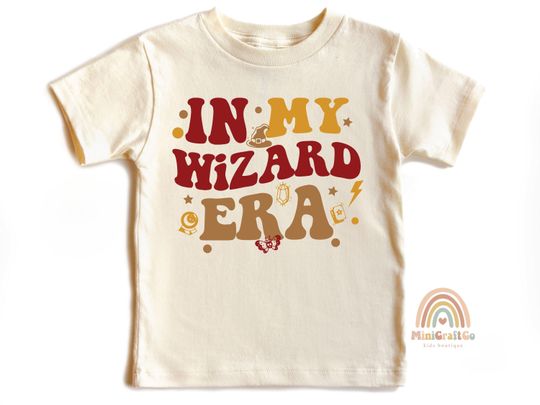 Discover In My Wizard Era Shirt, Wizard School T Shirt, Gift For Kids, Wizard World