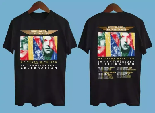 Discover Michael Schenker My Years with UFO 2025 Tour T-Shirt