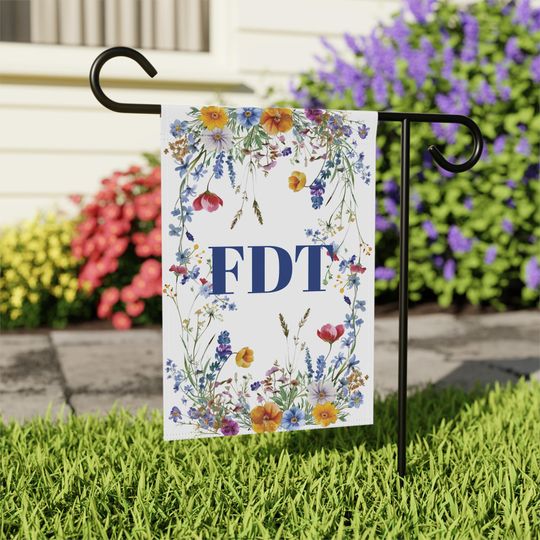 Discover FDT Garden Flag, Subtle Fck Trump Garden Flag, Subtle Anti Trump Flag