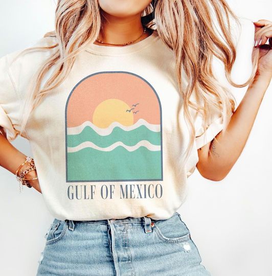 Discover Gulf of Mexico Retro Shirt, Anti Trump T-Shirt Gift for Democrat