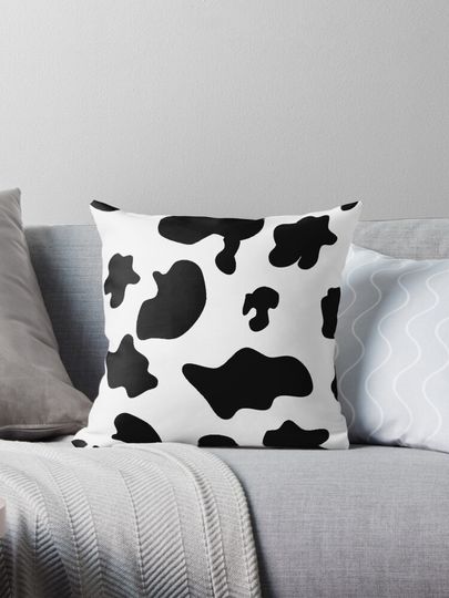 Discover Cow pattern spots animal print Pillow, Gift For Mom
