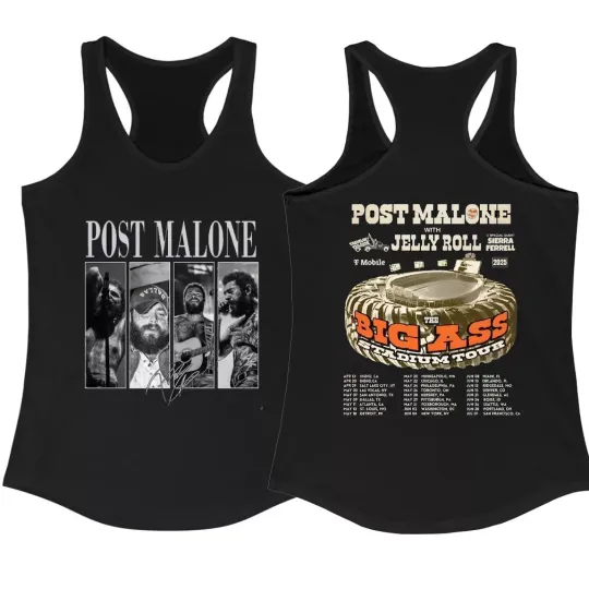 Discover Post Malone Jelly Roll Unisex Tank Top