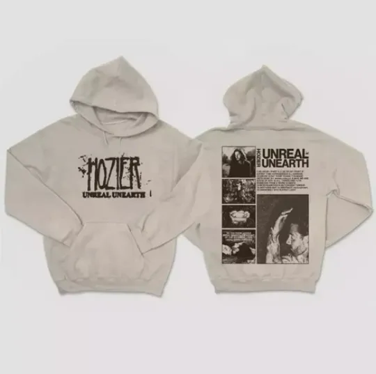 Discover Hozier Unreal Unearth Tour 2024 Hoodie