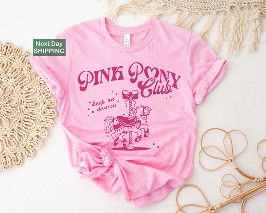 Discover Pink Pony Club Shirt, Midwest Princess Tour, Sapphic Lesbian Pride Music Shirt
