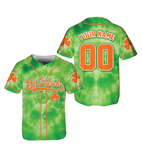 Discover Personalized Irish Baseball Jersey, St. Patrick’s Day Lucky