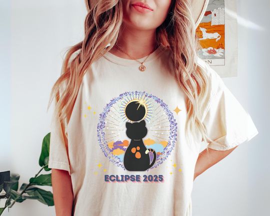 Discover Total Solar Eclipse Shirt, 2025 Solar Eclipse Shirt, Path of Totality Eclipse Shirt
