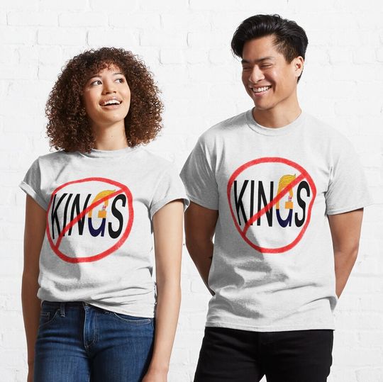 Discover No Kings Orange with Soft Drink Classic T-Shirt