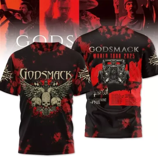 Discover Godsmack Wallpapers Hot Tour 2025 Shirt