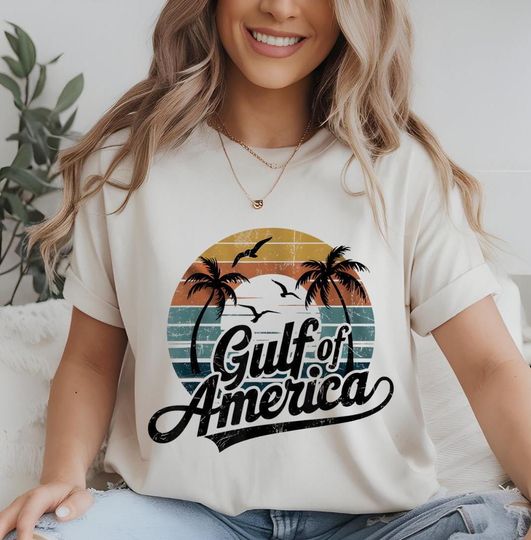 Discover Gulf Of America 2025, gulf of mexico gift, gulf of america, anti trump shirt