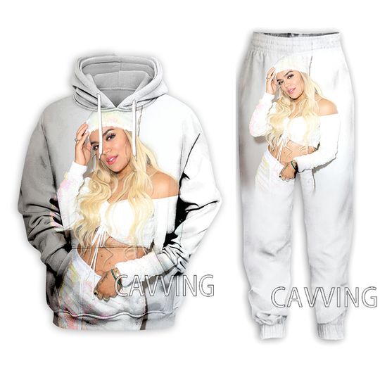 Discover Karol G 3D Printed Hoodies Joggers Sets