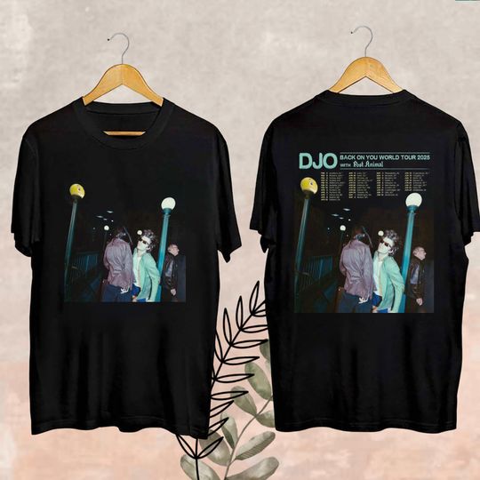 Discover DJO Back On You Tour Fan Gift, 2025 DJO Back On You World Tour Shirt