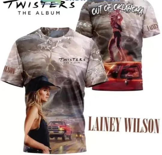 Discover Lainey Wilson Twisters The Album Out Of Oklahoma 3D T-Shirt