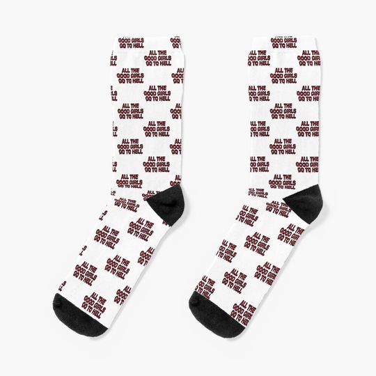 Discover all the good girls go to hell Socks