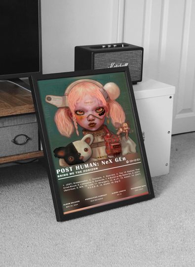 Discover Bring Me the Horizon Poster, Bring Me the Horizon Post Human: Nex Gen Poster, Bring Me the Horizon Album High Quality