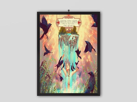 Discover Acl Festival 2019 Commemorative Poster, Austin City Limits, Zilker Park