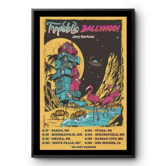 Discover Tropidelic & Ballyhoo April Shows 2025 Poster