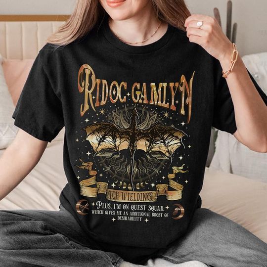 Discover The Quest Squad Onyx Storm Shirt, Ridoc Gamlyn Fourth Wing Series Shirt