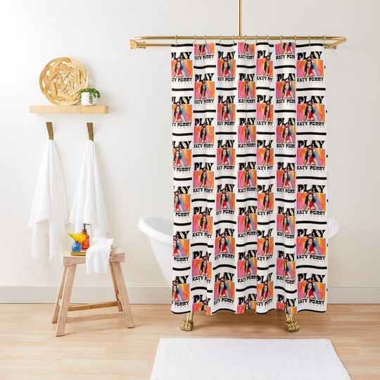 Discover Katy Perry Beautiful Singer Shower Curtain