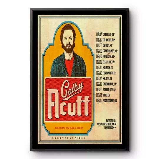 Discover Colby Acuff Tour 2025 Poster