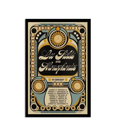 Discover Lee Fields And Monophonics January 2025 Tour Poster