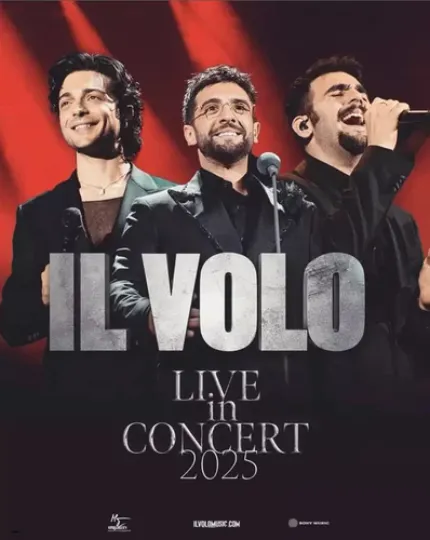 Discover Poster IL VOLO Live in Concert Tour 2025 Poster