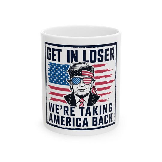 Discover Donald Trump Mug, Trump Coffee Mug, MAGA 2024 Election Gift, Trump Lover Patriot Cup, Never Surrender Trump Fist Pump Mug