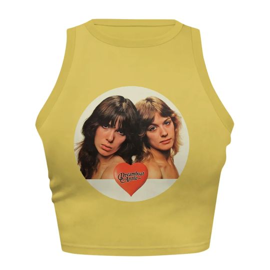 Discover Heart Crop Tank Top