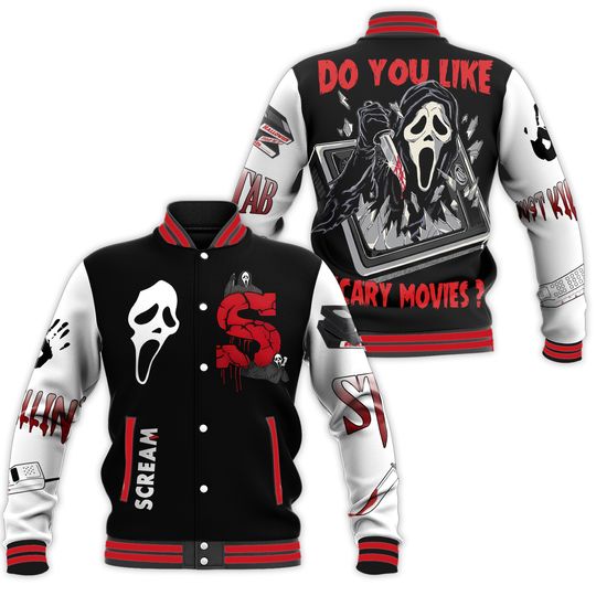 Discover Ghostface Baseball Jacket