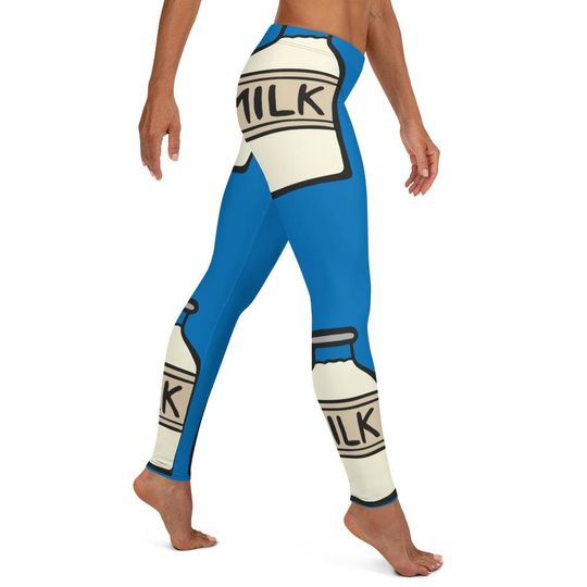 Discover Milk Leggings ~ Women's Casual Wear Cute Funny LOL Slang Gag Gift